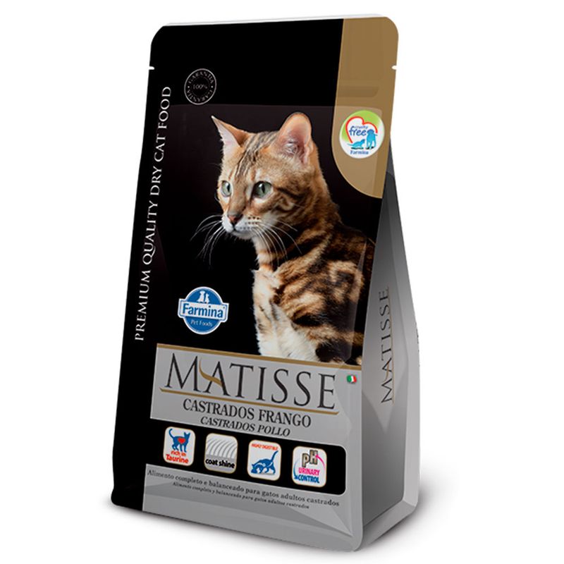Foto-do-produto-Racao-Farmina-Matisse-Gatos-Adultos-Castrados-Frango-75kg-no-petshop-online-da-Tudo-de-Bicho