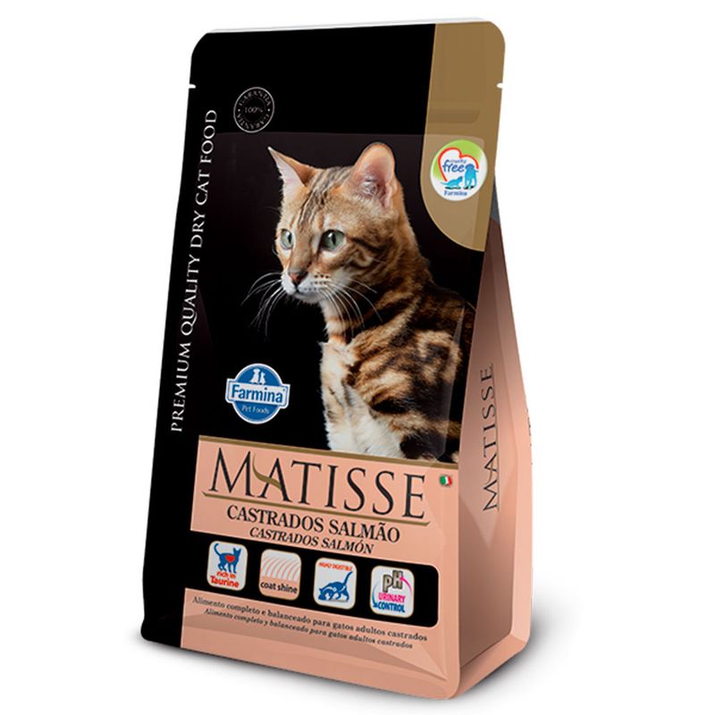Foto-do-produto-Racao-Farmina-Matisse-Gatos-Adultos-Castrados-Salmao-75kg-no-petshop-online-da-Tudo-de-Bicho