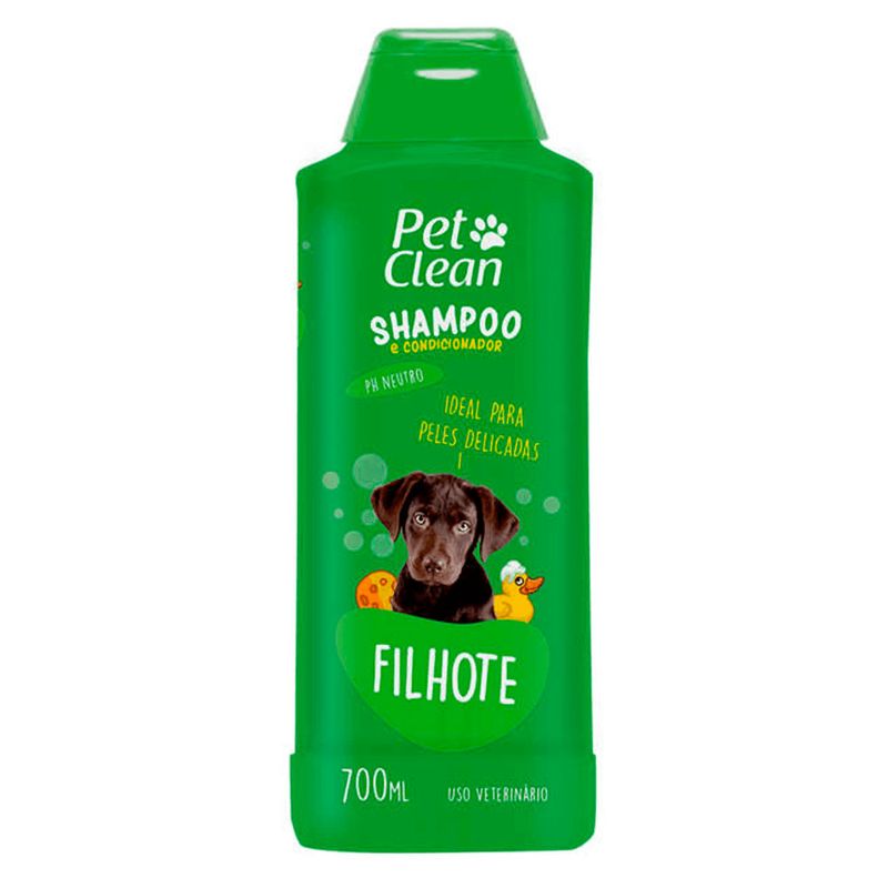 Foto-do-produto-Shampoo-Filhotes-Caes-e-Gatos-Pet-Clean-700ml-no-petshop-online-da-Tudo-de-Bicho