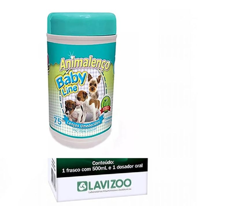 Foto-do-produto-Lencos-Umedecidos-Caes-Filhotes-Animalenco-75-Unidades-no-petshop-online-da-Tudo-de-Bicho