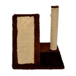 Foto-do-produto-Arranhador-Dobravel-Marrom-Pelucia-Lisa-para-Gatos-Sao-Pet-no-petshop-online-da-Tudo-de-Bicho