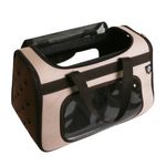 Foto-do-produto-Bolsa-de-Transporte-Saks-Caes-e-Gatos-em-Eva-Bege-com-Marrom-no-petshop-online-da-Tudo-de-Bicho