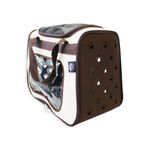 Foto-do-produto-Bolsa-de-Transporte-Saks-Caes-e-Gatos-em-Eva-Bege-com-Marrom-no-petshop-online-da-Tudo-de-Bicho