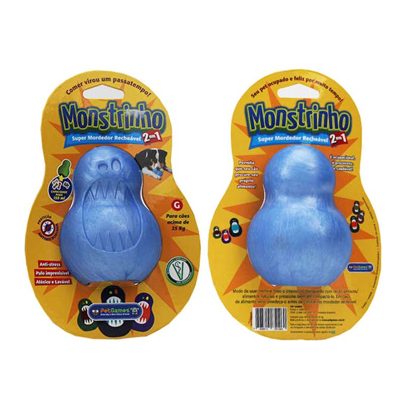 Foto-do-produto-Brinquedo-Caes-Pet-Games-Monstrinho-Azul-Tam.G-no-petshop-online-da-Tudo-de-Bicho