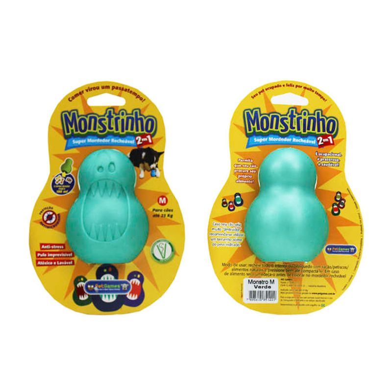 Foto-do-produto-Brinquedo-Caes-Pet-Games-Monstrinho-Verde-Tam.M-no-petshop-online-da-Tudo-de-Bicho