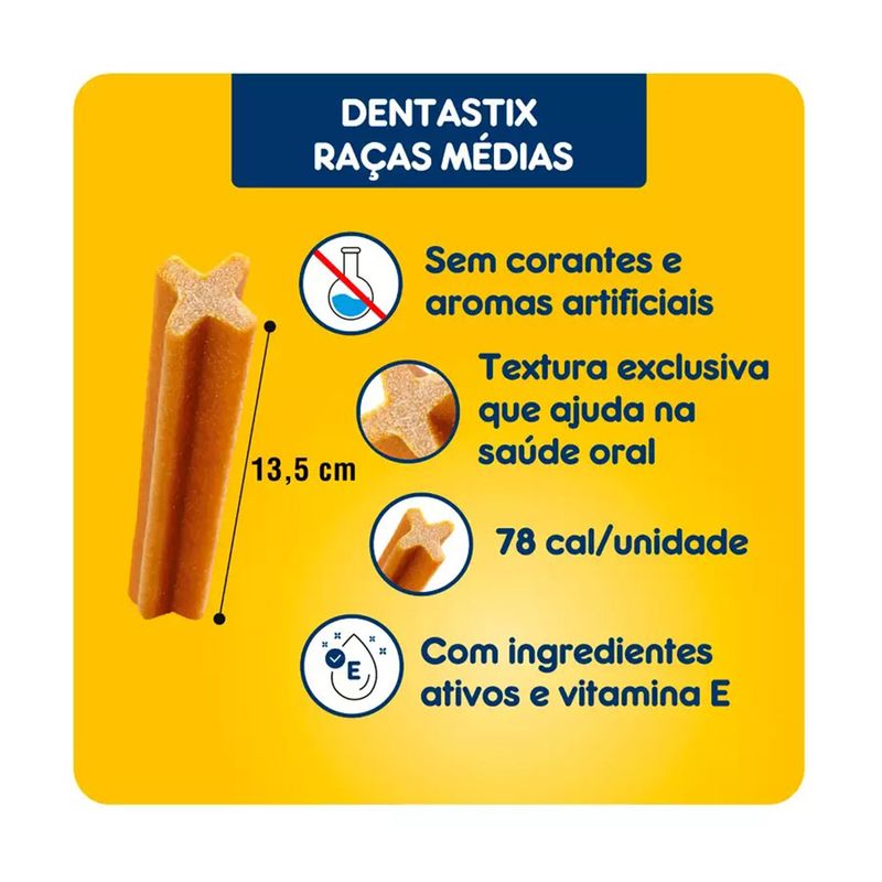 Foto-do-produto-Petisco-Pedigree-Dentastix-Caes-Racas-Medias-Cuidado-Oral-77g-no-petshop-online-da-Tudo-de-Bicho