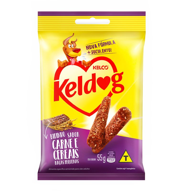 Foto-do-produto-Bifinho-Kelco-Keldog-Racas-Pequenas-Carne-e-Cereais-55g-no-petshop-online-da-Tudo-de-Bicho