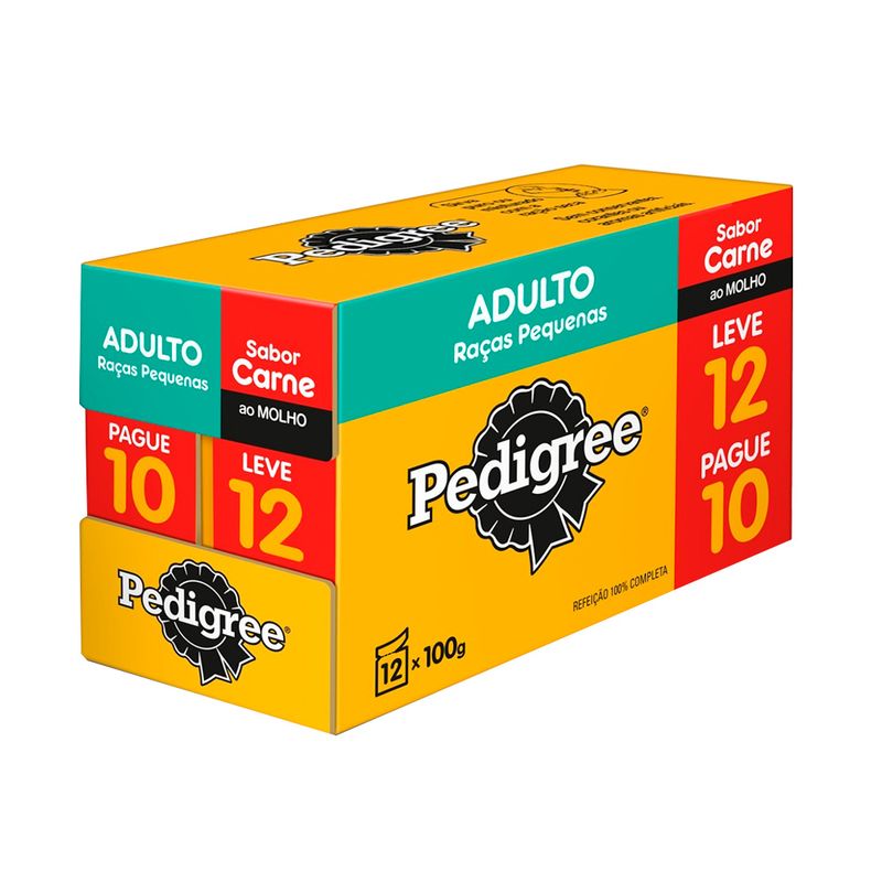 Foto-do-produto-Racao-Umida-Pedigree-Caes-Ad.Racas-Pequenas-Carne-ao-Molho-Sache-100g-Leve-12-e-Pague-10-no-petshop-online-da-Tudo-de-Bicho