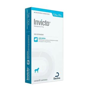 Invicto Antipulgas para Cães Dechra 57mg