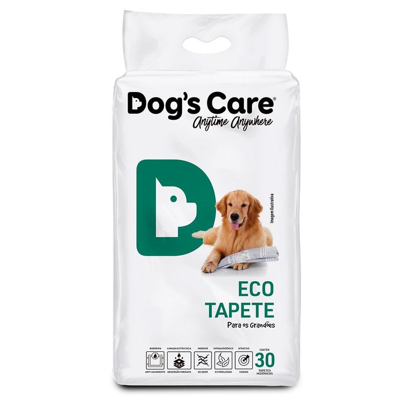 Foto-do-produto-Tapete-Higienico-Caes-Grande-Porte-Dogs-Care-30-Unidades-no-petshop-online-da-Tudo-de-Bicho