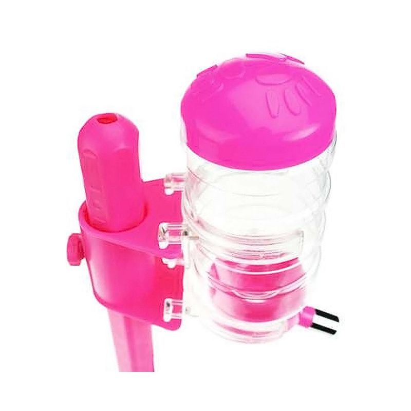 Foto-do-produto-Bebedouro-Com-Suporte-E-Comedouro-M-Rosa-Basic-Chalesco-no-petshop-online-da-Tudo-de-Bicho