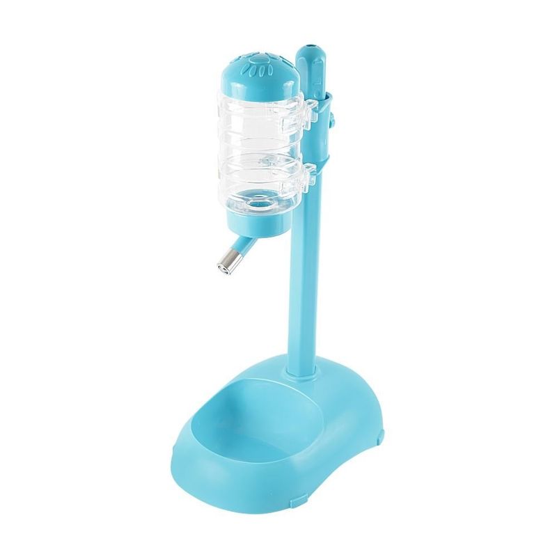 Foto-do-produto-Bebedouro-Com-Suporte-E-Comedouro-M-Azul-Basic-Chalesco-no-petshop-online-da-Tudo-de-Bicho