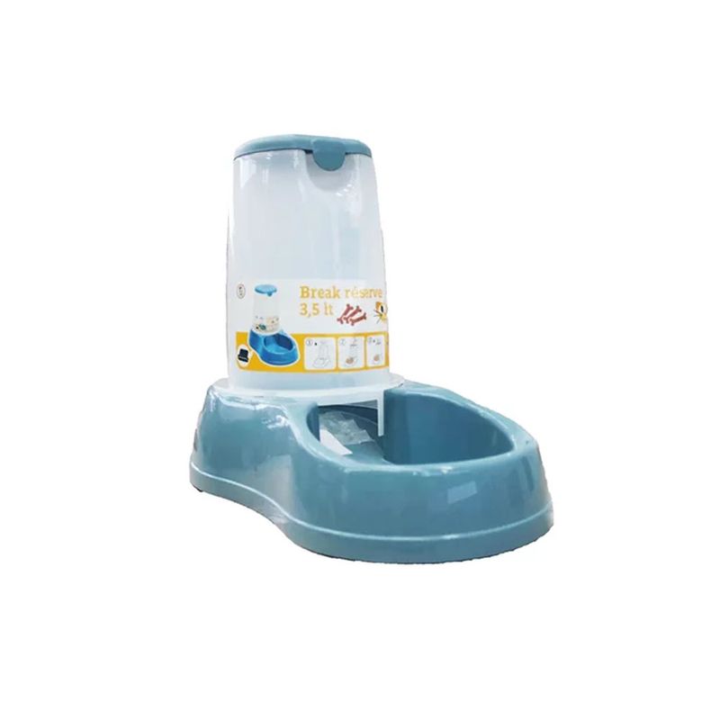 Foto-do-produto-Comedouro-Automatico-Azul-Chalesco-35-Litros-no-petshop-online-da-Tudo-de-Bicho