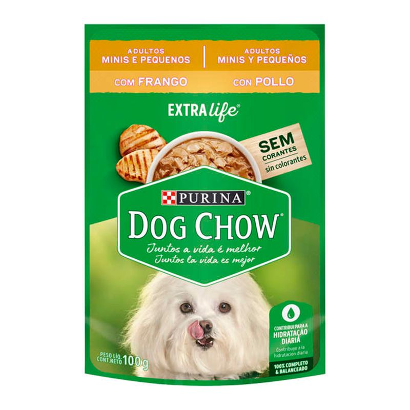 Foto-do-produto-Racao-Umida-Nestle-Purina-Dog-Chow-Adultos-Racas-Minis-e-Pequenas-Frango-Sache-100g-no-petshop-online-da-Tudo-de-Bicho