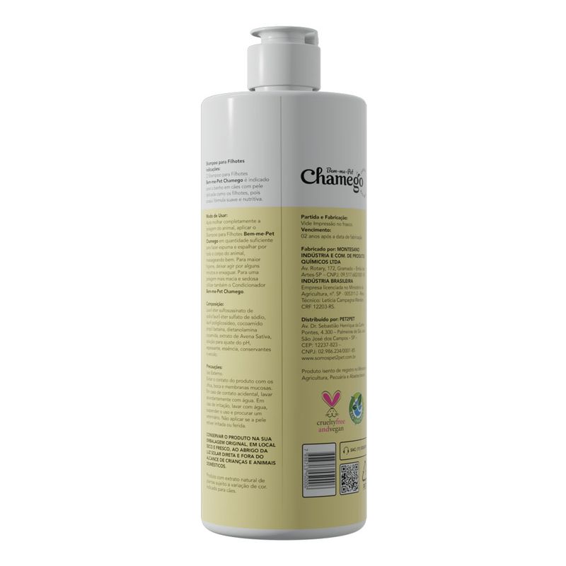 Foto-do-produto-Shampoo-Caes-Chamego-Filhotes-500ml-no-petshop-online-da-Tudo-de-Bicho