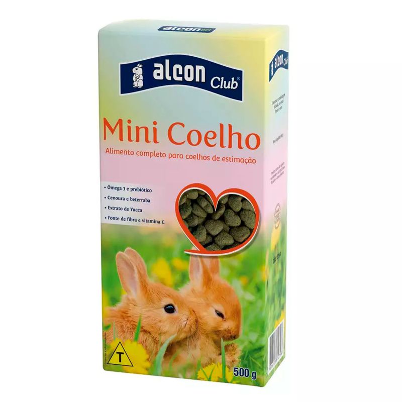 Foto-do-produto-Racao-Para-Mini-Coelho-Alcon-500g-no-petshop-online-da-Tudo-de-Bicho