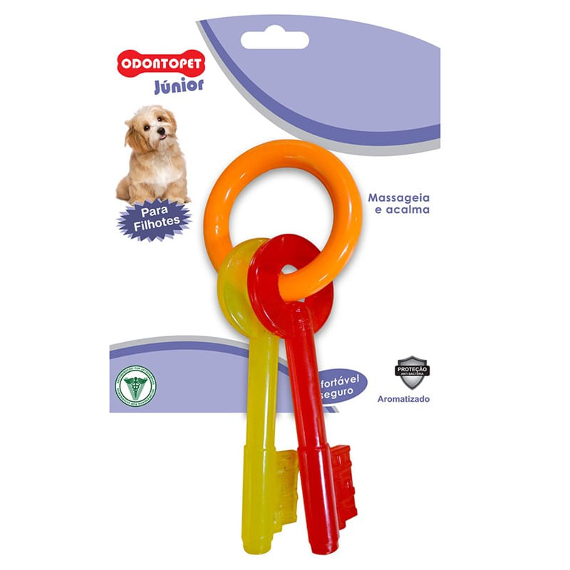 Foto-do-produto-Brinquedo-Mordedor-Caes-Filhotes-Chave-Odontopet-no-petshop-online-da-Tudo-de-Bicho