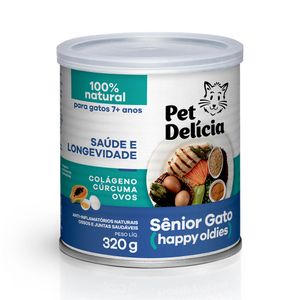 Ração Úmida Pet Delícia Gatos 7+ Senior Frango