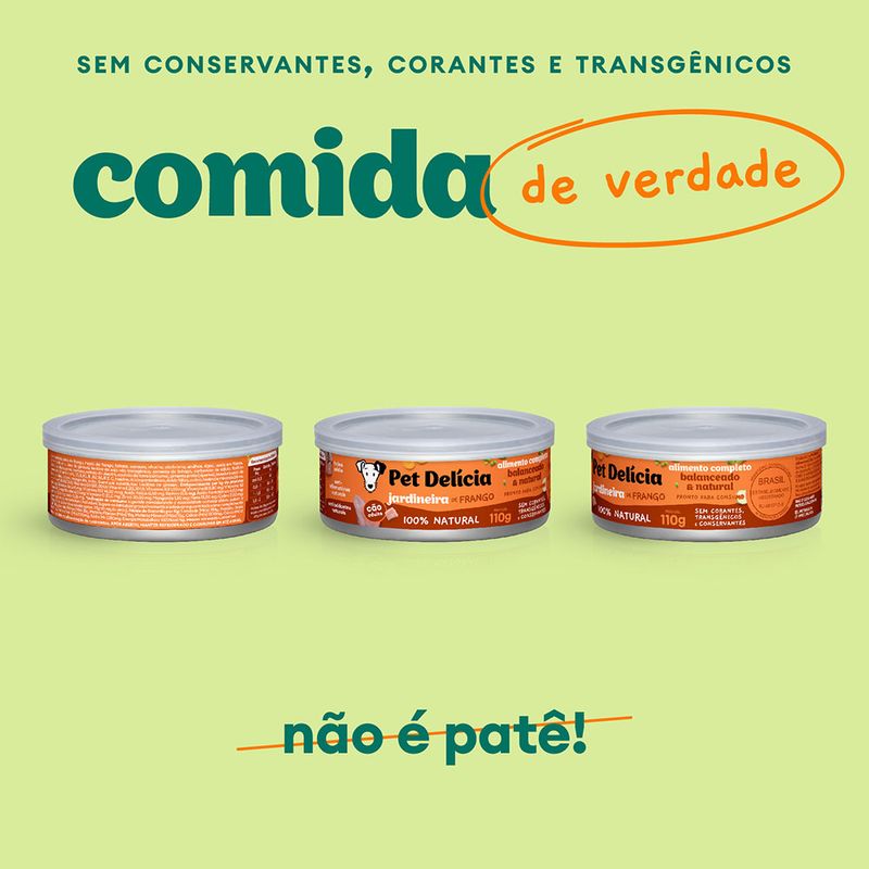 Foto-do-produto-Racao-Umida-Pet-Delicia-Caes-Jardineira-Frango-110g-no-petshop-online-da-Tudo-de-Bicho