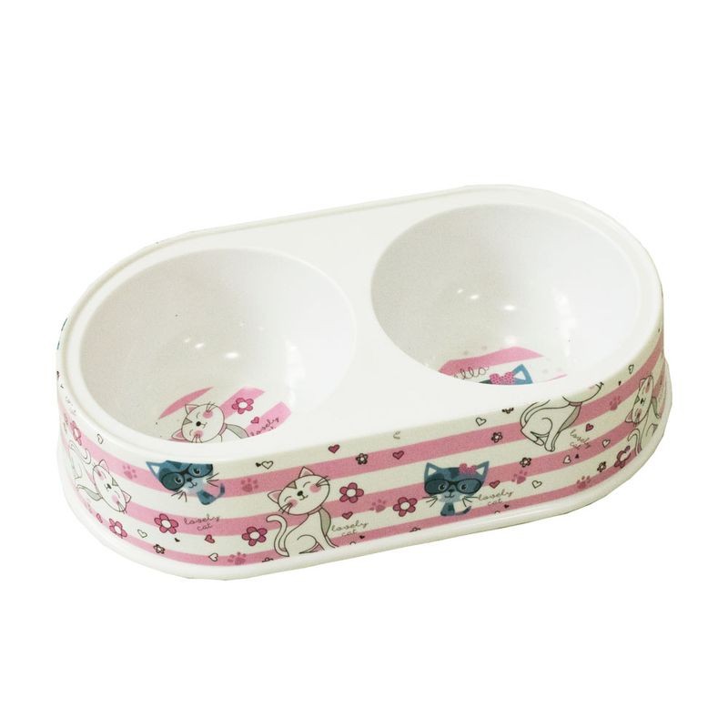 Foto-do-produto-Comedouro-e-Bebedouro-Melamina-Redondo-Napi-P-no-petshop-online-da-Tudo-de-Bicho