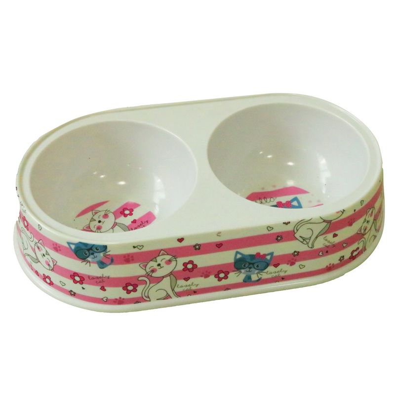 Foto-do-produto-Comedouro-e-Bebedouro-Melamina-Redondo-Napi-P-no-petshop-online-da-Tudo-de-Bicho