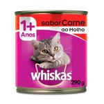 Foto-do-produto-Racao-Umida-Whiskas-Gatos-Adultos-Carne-ao-Molho-Lata-290g-no-petshop-online-da-Tudo-de-Bicho