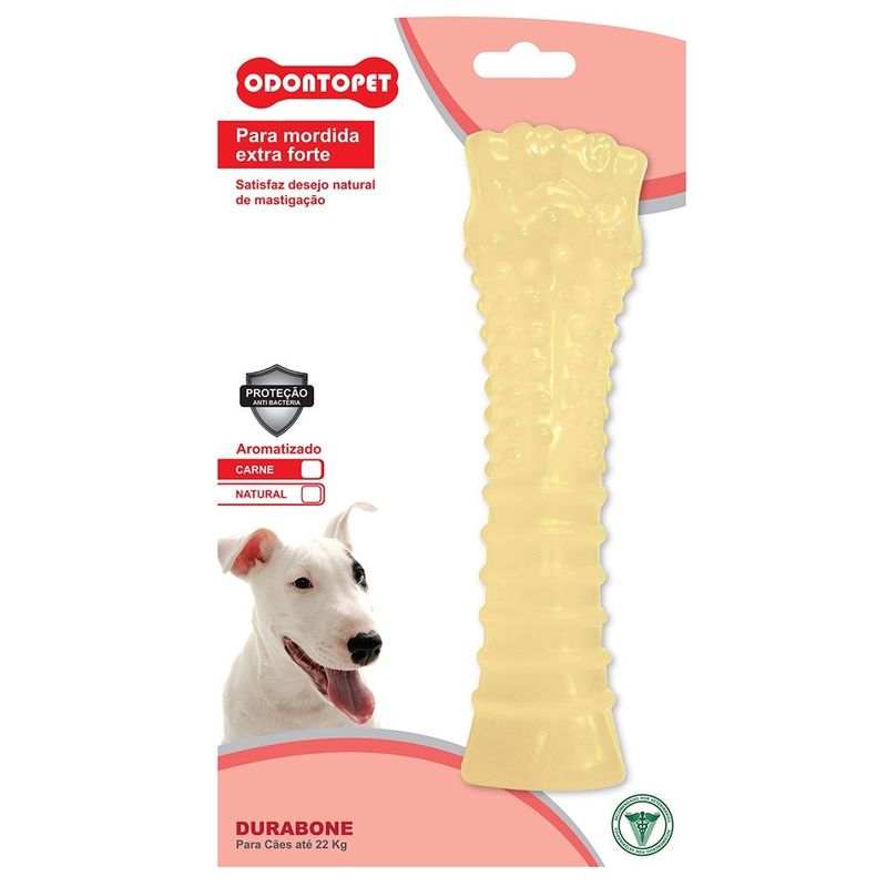 Foto-do-produto-Brinquedo-Mordedor-Dura-T.Bone-Caes-Ate-22kg-Odontopet-Bege-no-petshop-online-da-Tudo-de-Bicho