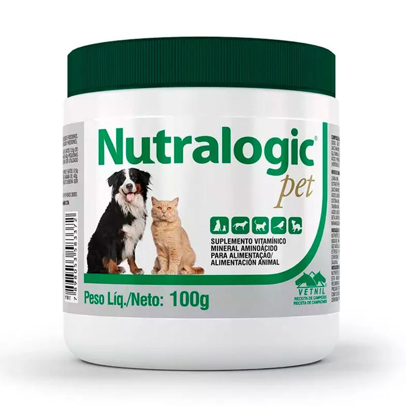 Foto-do-produto-Suplemento-Nutralogic-Pet-Vetnil-100g-no-petshop-online-da-Tudo-de-Bicho