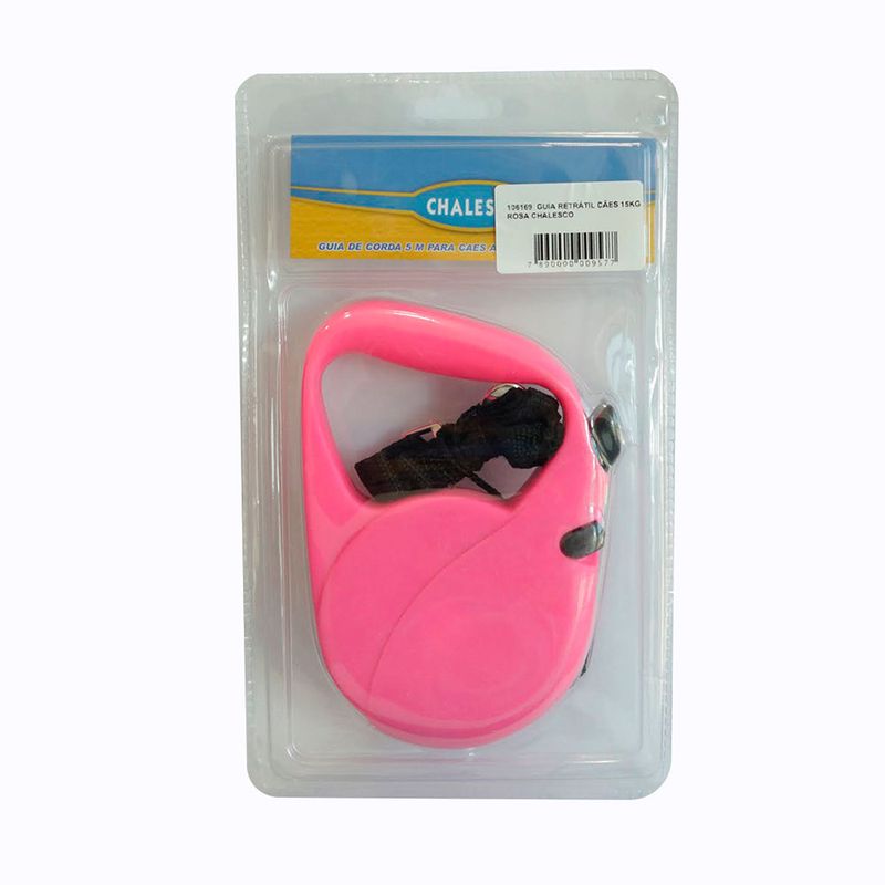 Foto-do-produto-Guia-Retratil-Rosa-Chalesco-Para-Caes-Ate-15kg-no-petshop-online-da-Tudo-de-Bicho