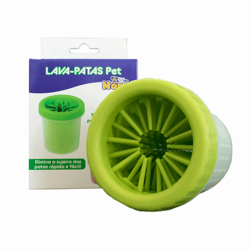 Foto-do-produto-Copo-Lava-Patas-Verde-Medio-Napi-no-petshop-online-da-Tudo-de-Bicho