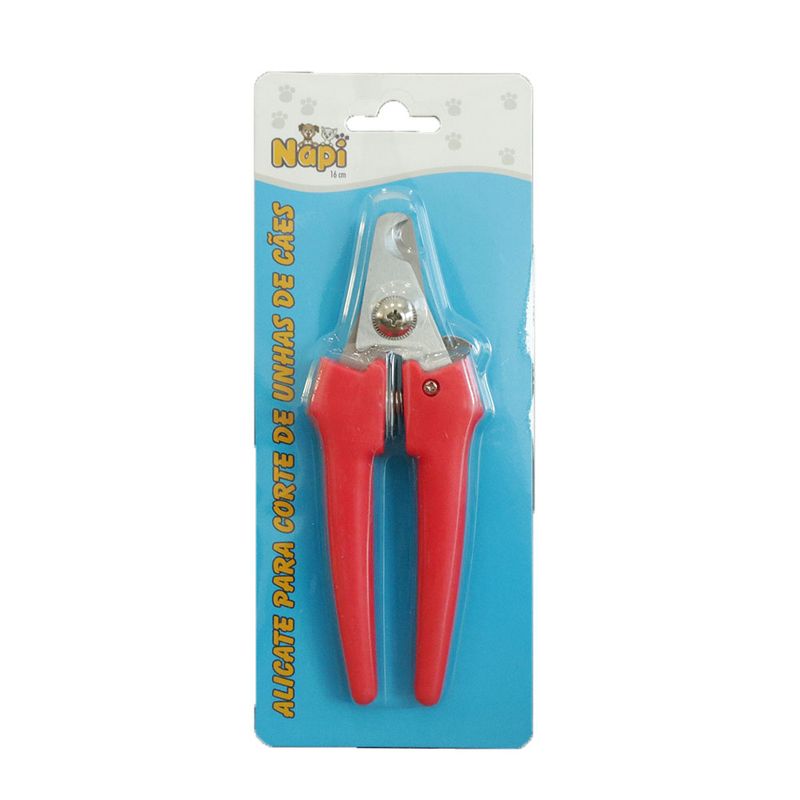 Foto-do-produto-Cortador-de-Unha-Vermelho-Napi-16cm-no-petshop-online-da-Tudo-de-Bicho