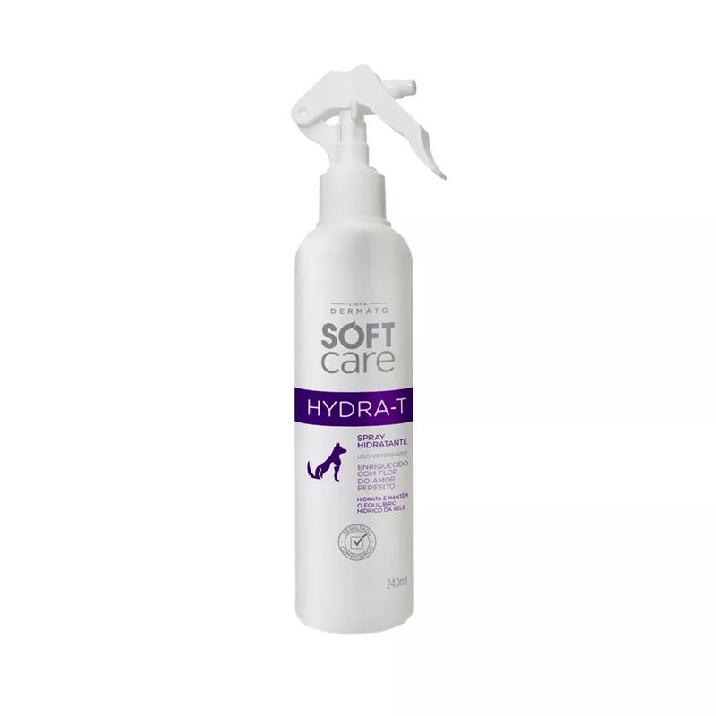 Foto-do-produto-Spray-Hidratante-Soft-Care-Hydra-T-240ml-no-petshop-online-da-Tudo-de-Bicho