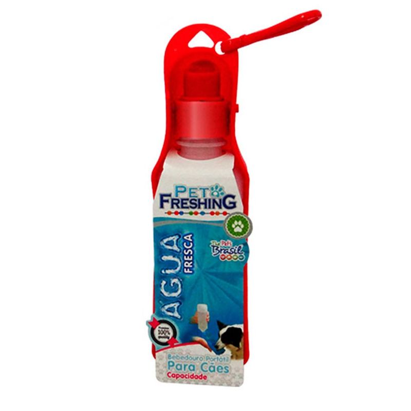 Foto-do-produto-Bebedouro-Portatil-Vermelho-The-Pets-Brasil-250ml-no-petshop-online-da-Tudo-de-Bicho