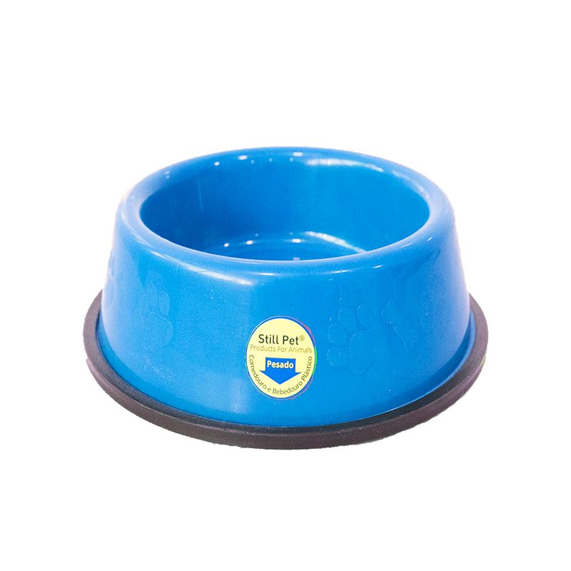 Foto-do-produto-Comedouro-e-Bebedouro-Pesado-Caes-Azul-Tudo-Pet-450ml-no-petshop-online-da-Tudo-de-Bicho
