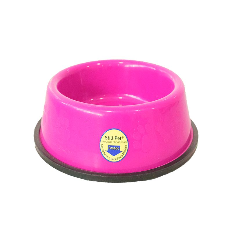 Foto-do-produto-Comedouro-e-Bebedouro-Pesado-Caes-Rosa-Tudo-Pet-450ml-no-petshop-online-da-Tudo-de-Bicho