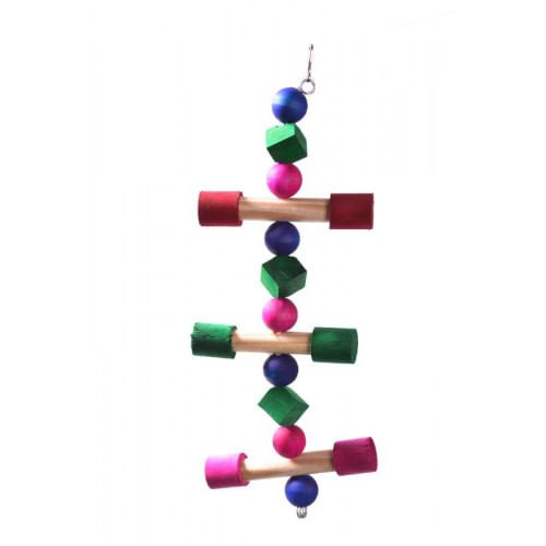 Foto-do-produto-Brinquedo-Para-Passaros-Escada-Halteres-Tudo-Pet-no-petshop-online-da-Tudo-de-Bicho