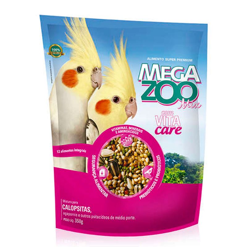 Foto-do-produto-Alimento-para-Calopsita-Mix-Megazoo-350g-no-petshop-online-da-Tudo-de-Bicho
