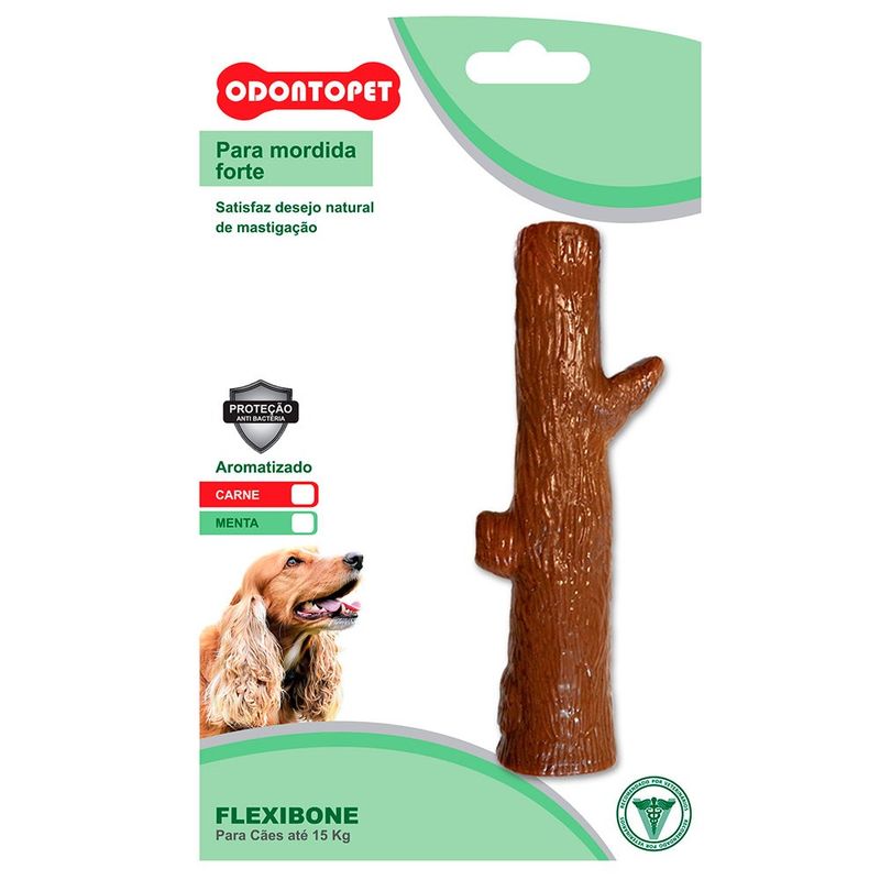 Foto-do-produto-Brinquedo-Mordedor-Flexibone-Tronco-Caes-Ate-15kg-Odontopet-no-petshop-online-da-Tudo-de-Bicho