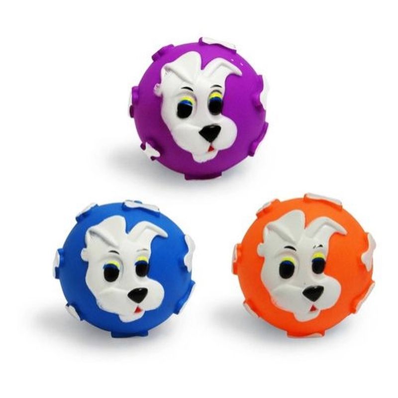 Foto-do-produto-Brinquedo-Caes-The-Pets-Vinil-Bolinha-Dog-Cartoon-Colors-no-petshop-online-da-Tudo-de-Bicho