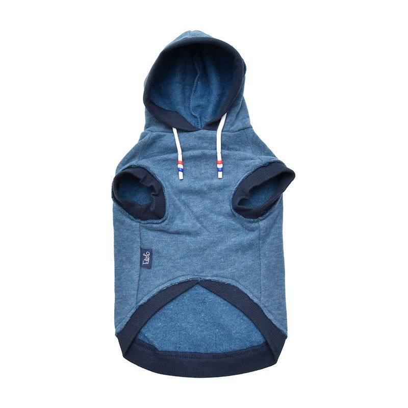 Roupa Cães Tutelo Moletom Comfy Azul - Tudo de Bicho