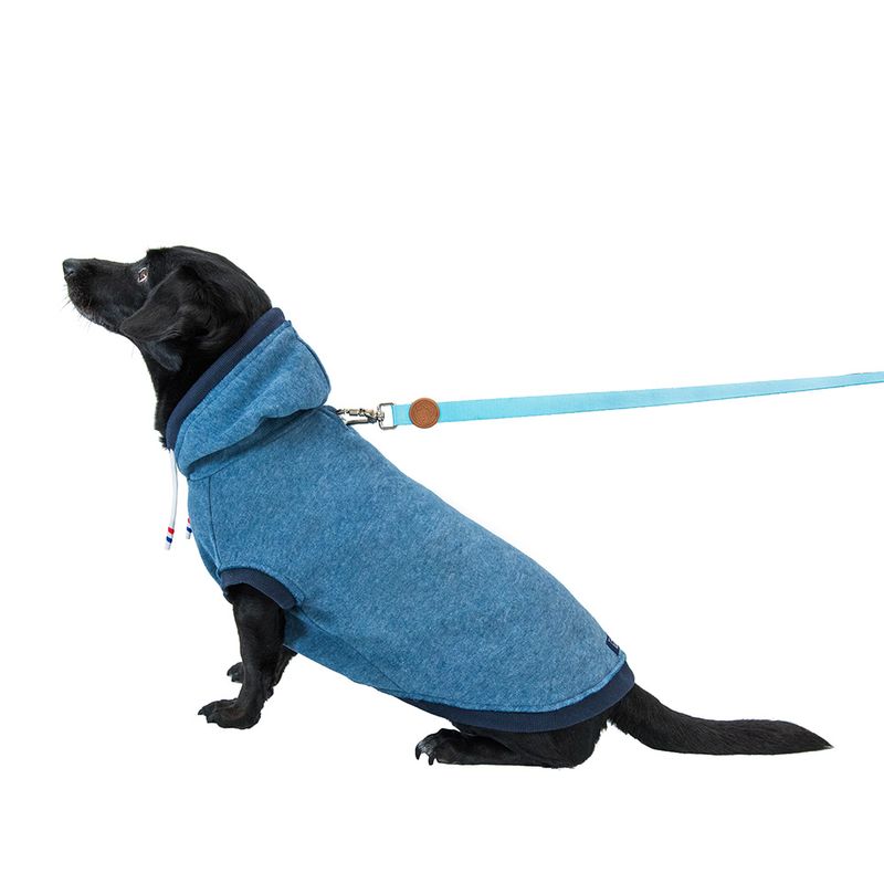 Roupa Cães Tutelo Moletom Comfy Azul - Tudo de Bicho