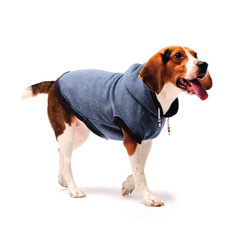 Roupa Cães Tutelo Moletom Comfy Azul - Tudo de Bicho