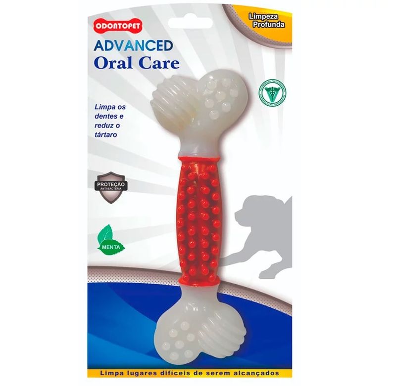 Foto-do-produto-Mordedor-Caes-Advanced-Oral-Care-Grande-Odontopet-no-petshop-online-da-Tudo-de-Bicho