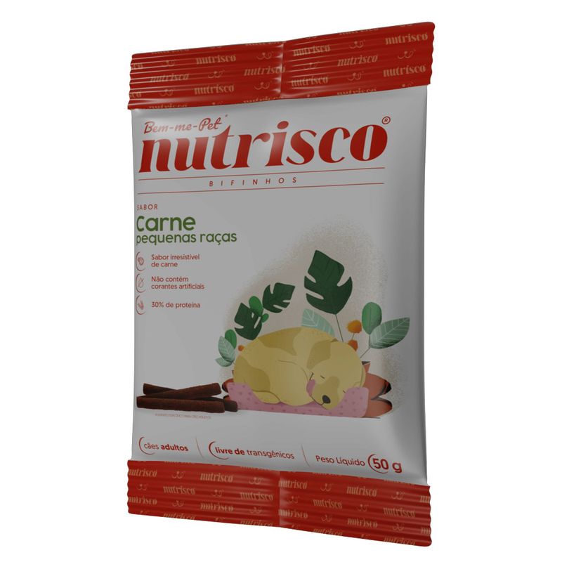 Foto-do-produto-Bifinho-Caes-Nutrisco-Carne-Racas-Pequenas-50g-no-petshop-online-da-Tudo-de-Bicho