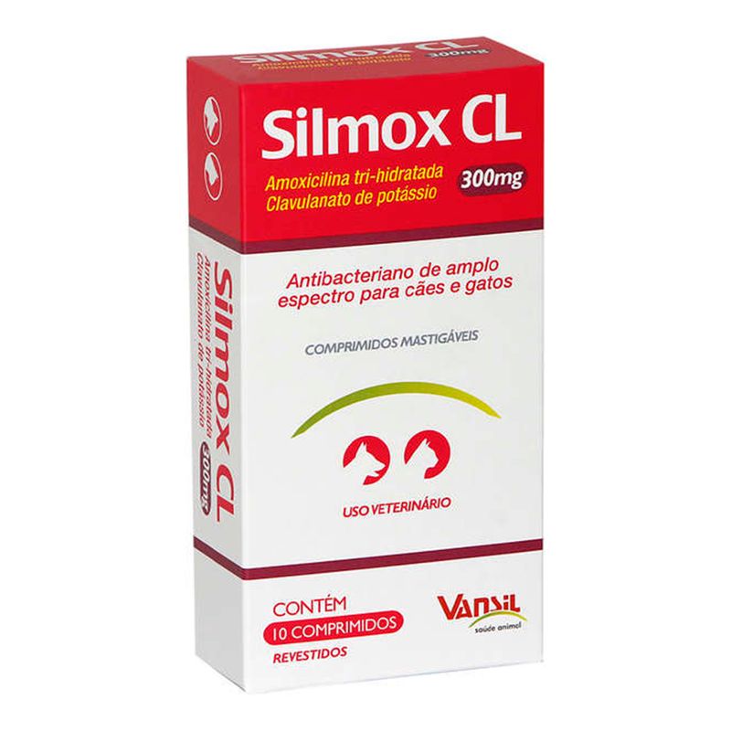 Foto-do-produto-Silmox-Cl-Antibacteriano-Vansil-300mg-no-petshop-online-da-Tudo-de-Bicho