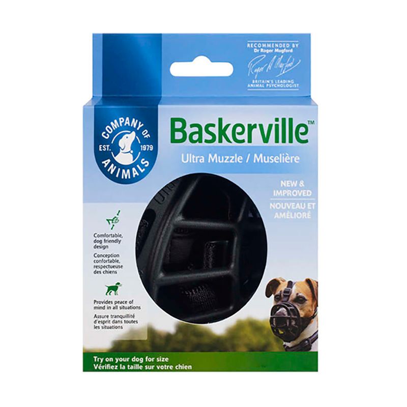 Foto-do-produto-Focinheira-Caes-Baskerville-Preta-P-no-petshop-online-da-Tudo-de-Bicho