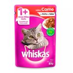 Foto-do-produto-Racao-Umida-Whiskas-Gatos-Adultos-Carne-ao-Molho-Sache-85g-no-petshop-online-da-Tudo-de-Bicho