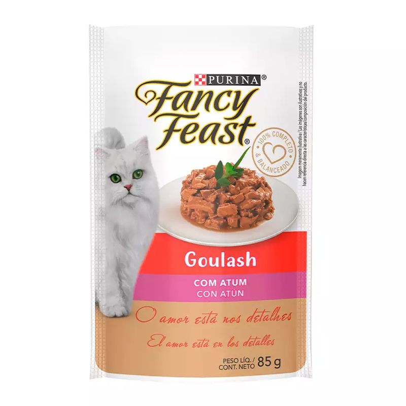 Foto-do-produto-Racao-Umida-Gatos-Fancy-Feast-Goulash-Atum-85g-no-petshop-online-da-Tudo-de-Bicho