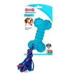 Foto-do-produto-Mordedor-Osso-Dentalbone-Flat-Com-Corda-Caes-Ate-15kg-Azul-Odontopet-no-petshop-online-da-Tudo-de-Bicho