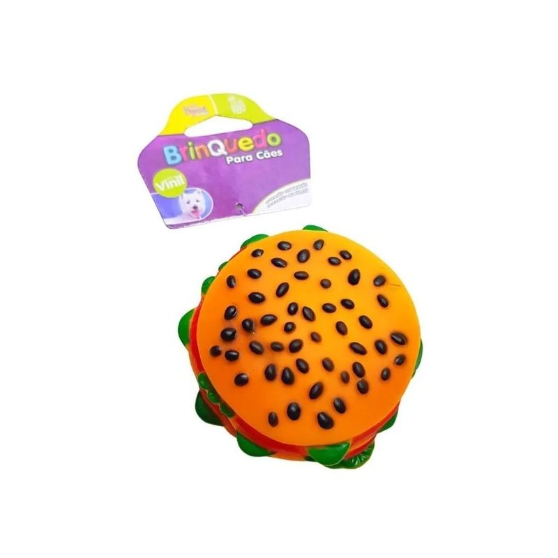 Foto-do-produto-Brinquedo-Caes-The-Pets-Vinil-Hamburguer-no-petshop-online-da-Tudo-de-Bicho